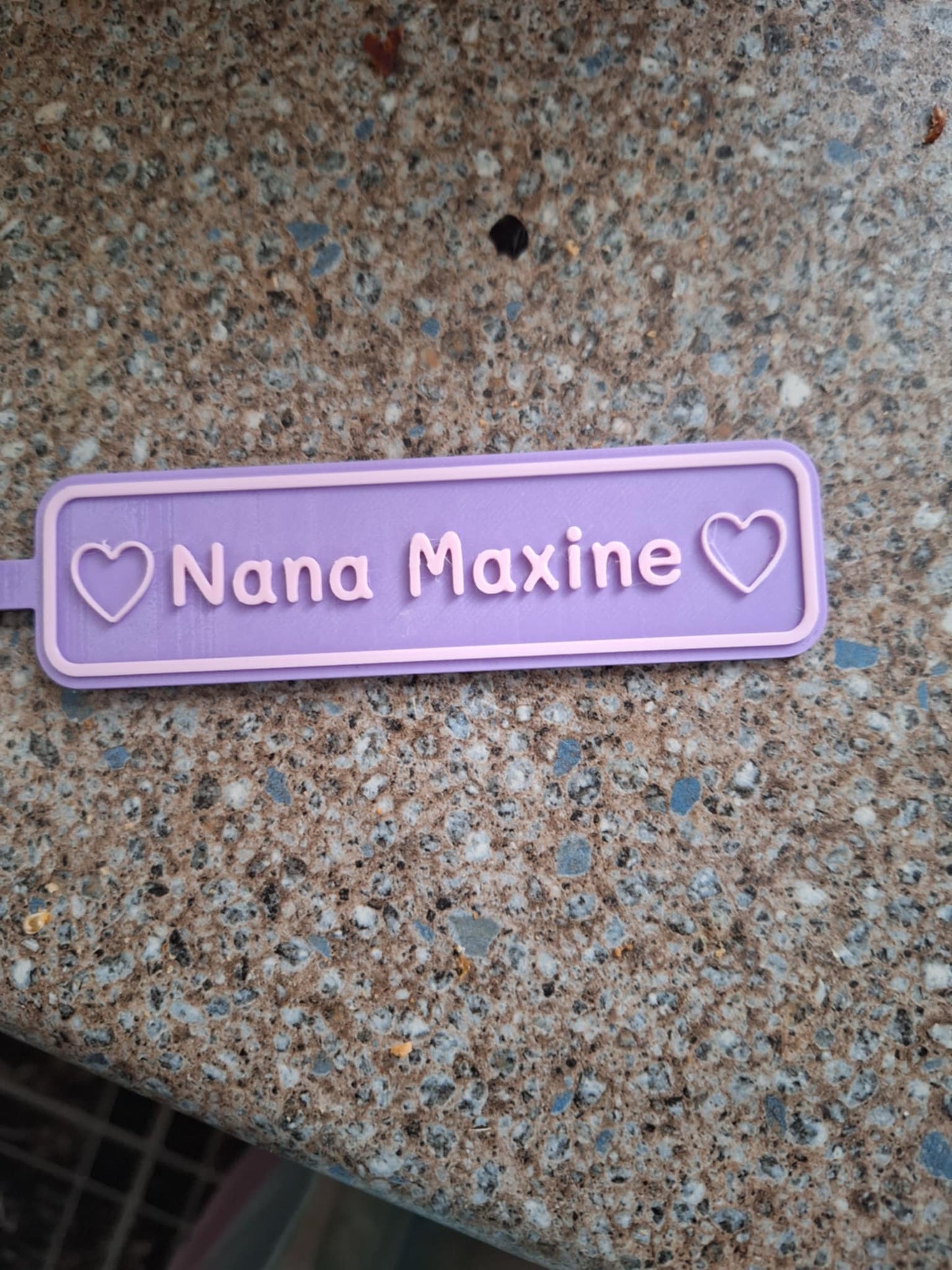 Custom Keyring Personalised with optional Emojis
